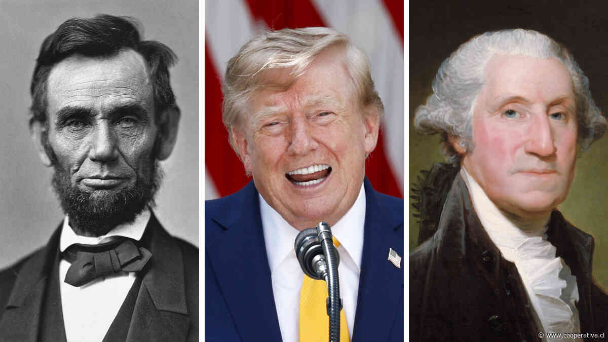 Trump afirmó ser "seis veces más popular" que Lincoln y Washington