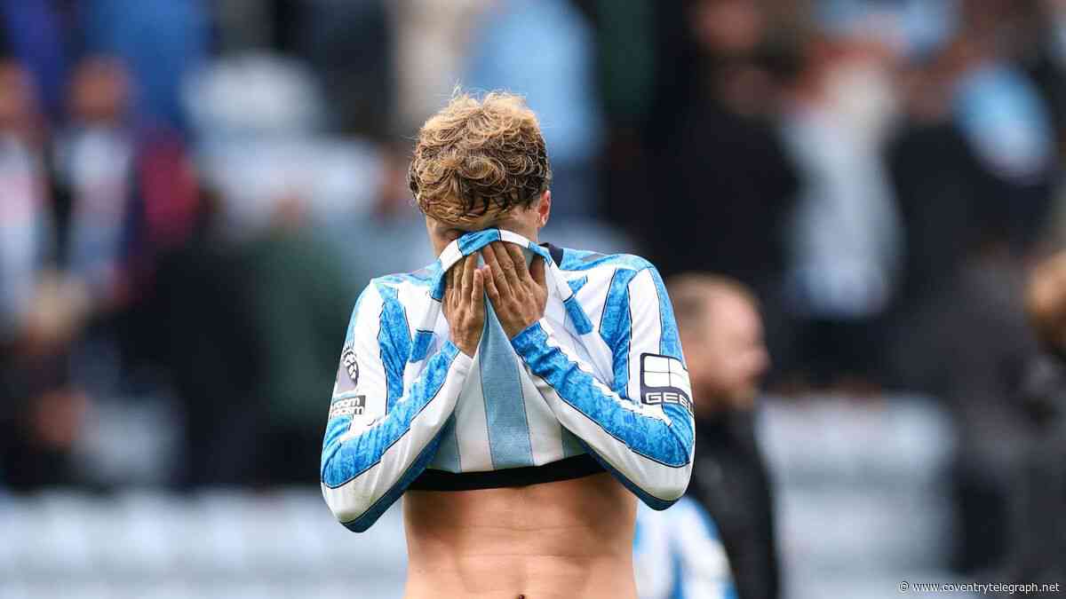 Coventry City's top flight stage fright and not taking one for the team as reality bites hard and fast