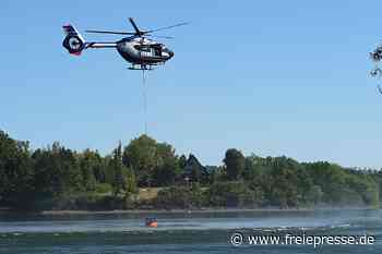 Waldbrand-Szenario im Landkreis Zwickau: Hier würden Hubschrauber das Wasser holen