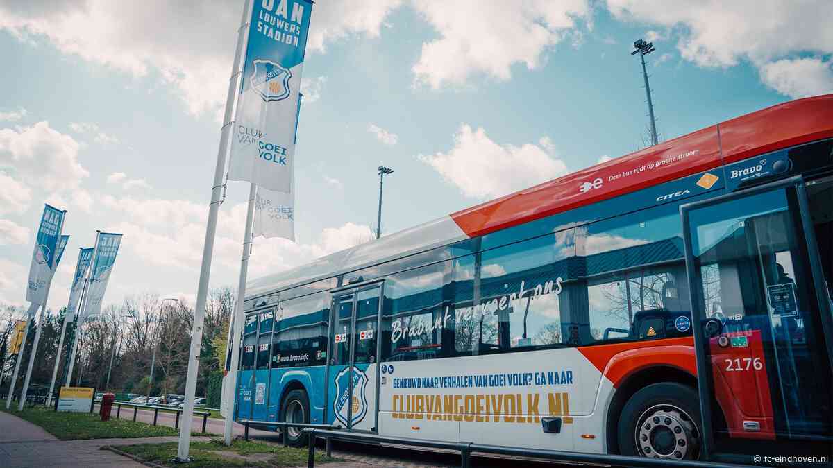 Reis ook dit jaar gratis met de bus naar het Jan Louwers Stadion