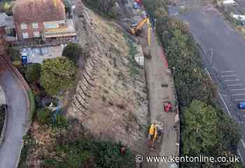 Drone images show latest progress amid three-year road closure