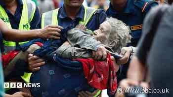 97-year-old woman rescued after Nepali floods looked like 'a warrior'