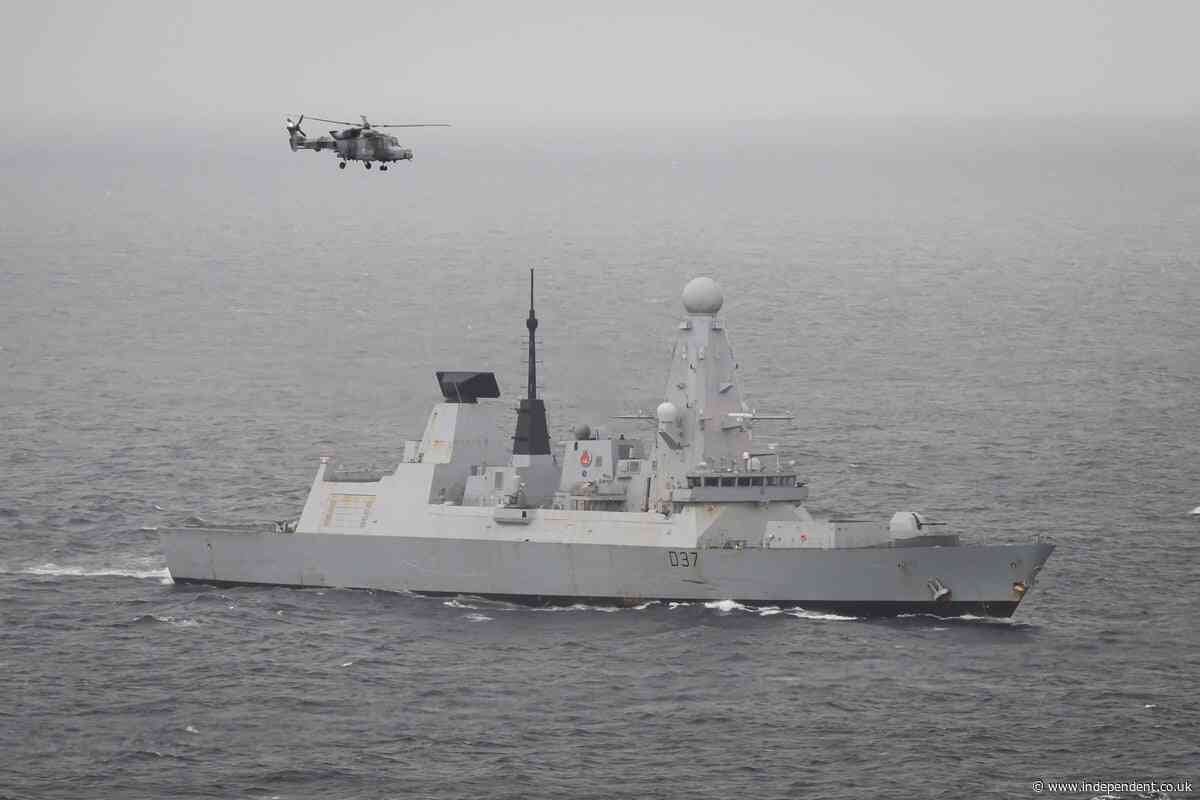Russian warships in UK waters tracked by Royal Navy for 72 hours