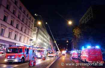 FW Stuttgart: Brand in Dachgeschosswohnung in Stuttgart-West