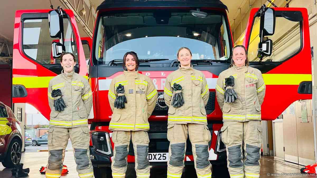 Meet the crew of history makers at Nuneaton Fire Station