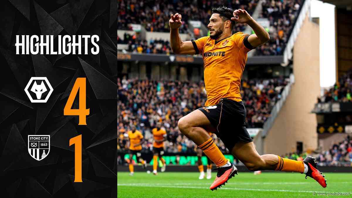 Four goals, three points! | Wolves 4-1 Stoke City | Highlights