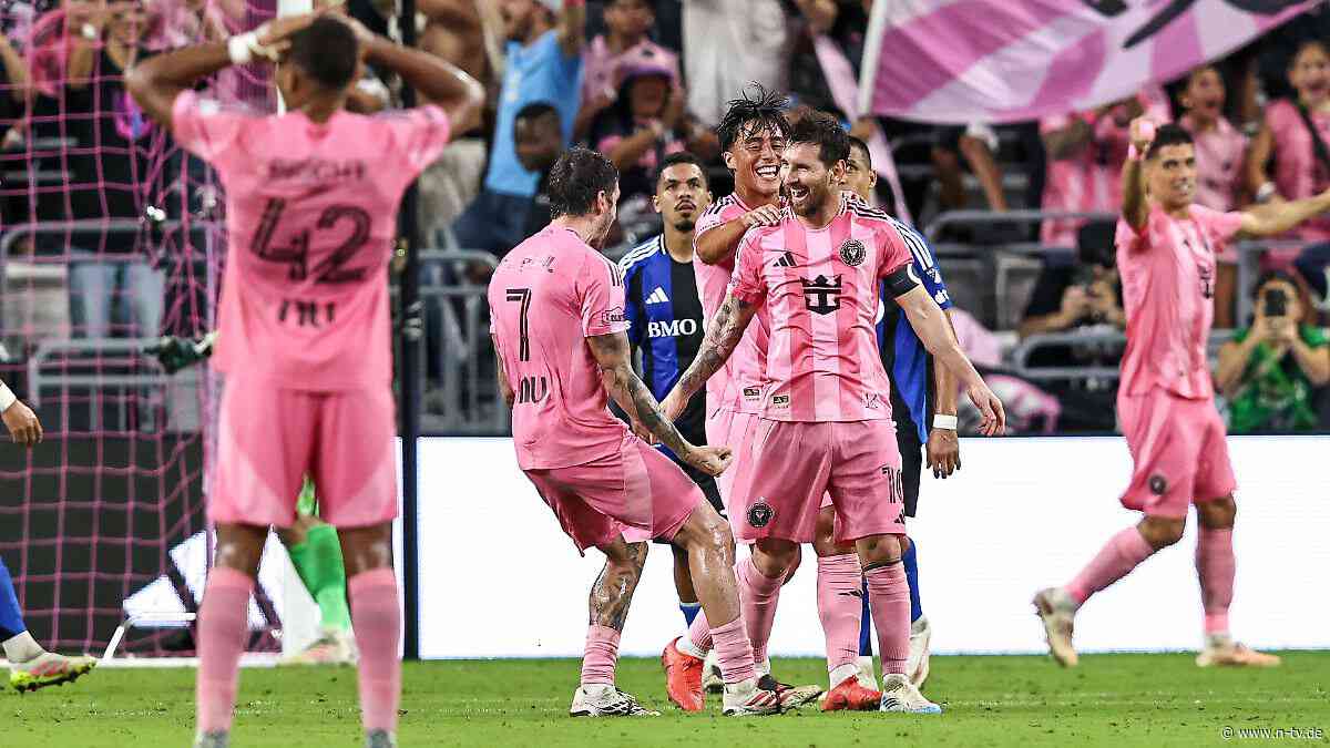 Auch Thomas Müller trifft: Vier Tore mit 39 Jahren: Messi überragt bei Miami-Rekordsieg