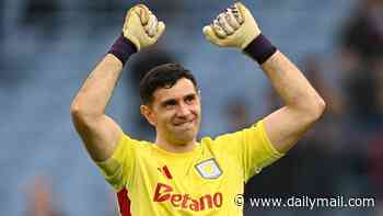 Chelsea complete £7.5m Emiliano Martinez signing: Argentina star could start TODAY as he vows to help the Blues 'win titles' after sealing move from Aston Villa