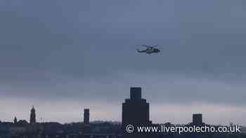 Rescue crews search River Mersey after man 'spotted in water'
