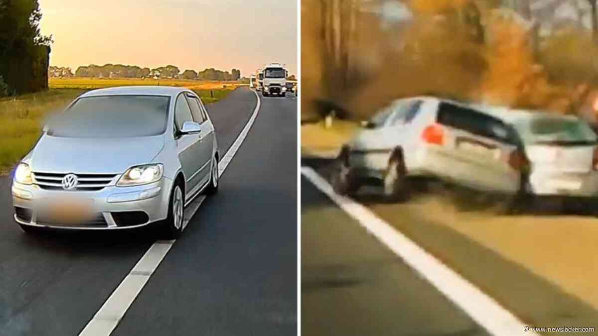 Aso-bestuurder maakt levensgevaarlijke manoeuvre op A29: ‘Nee joh!’
