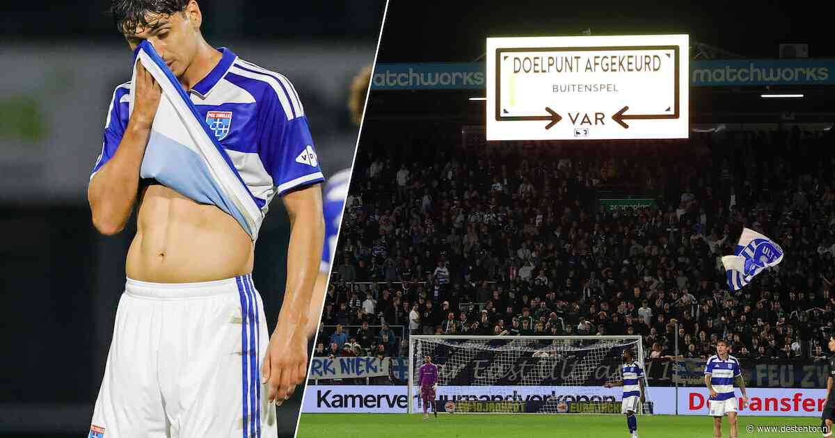 Na maffe avond moet PEC Zwolle het doen met deze gedachte: ‘Wat hebben we allemaal meegemaakt?’