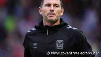Frank Lampard provides Coventry City transfer update ahead of Tuesday night's deadline