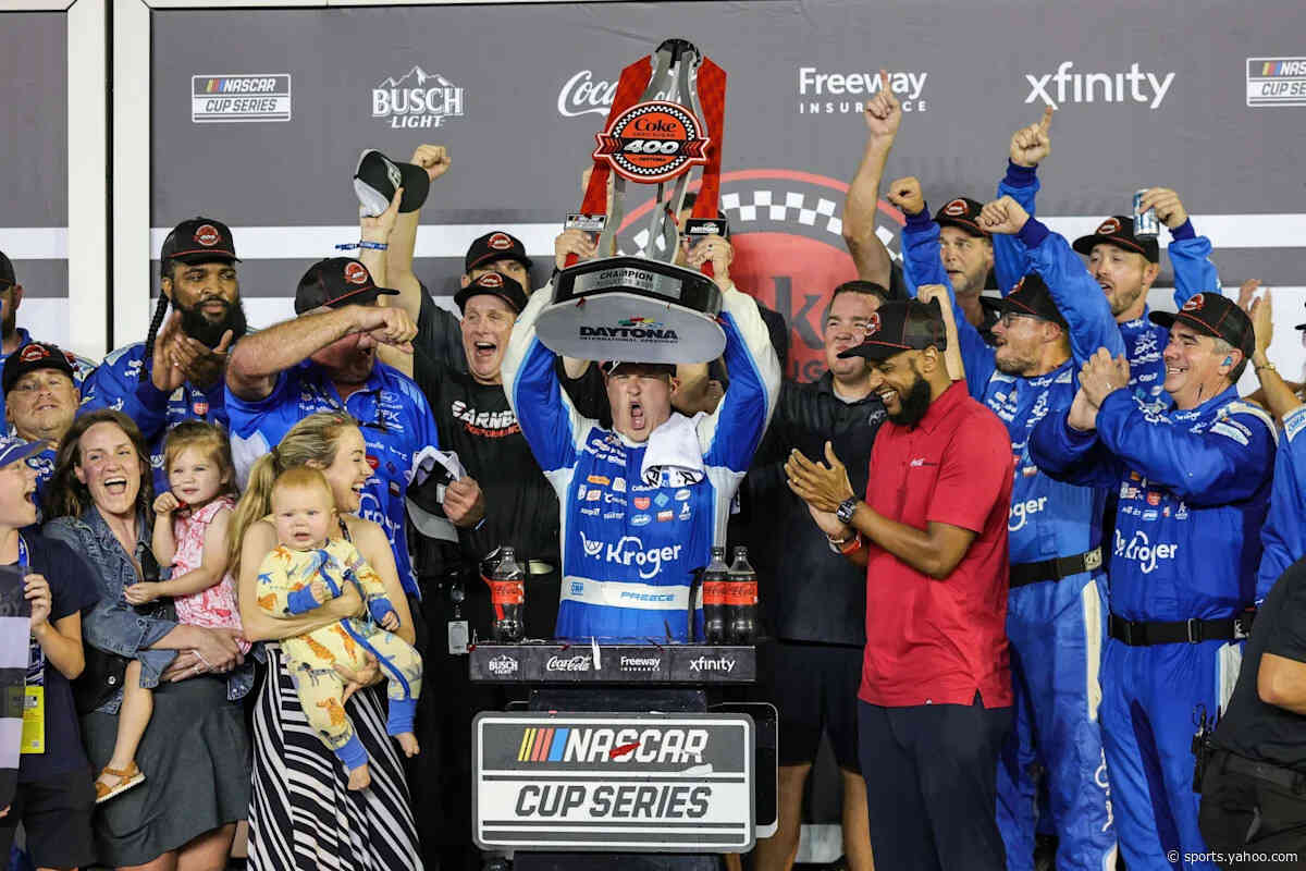 Ryan Preece Reacts to His Much-Needed NASCAR Breakthrough at Daytona: “Built Us a Rocket Ship and Went to the Moon”
