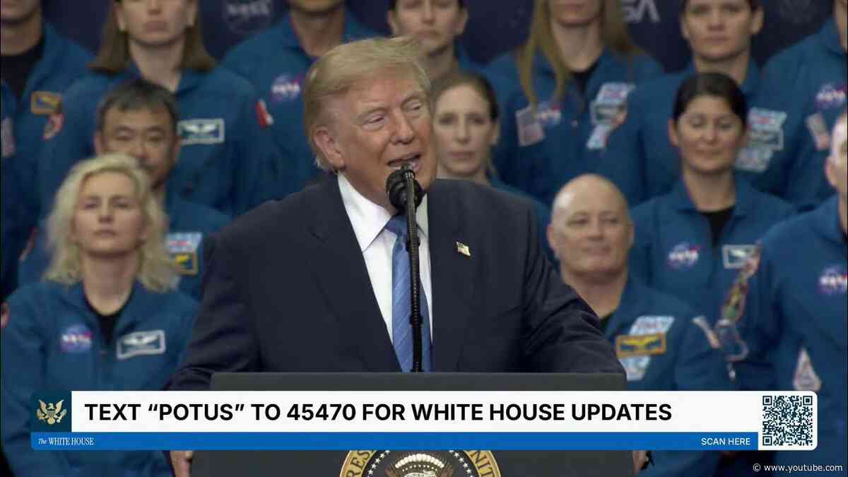 President Trump Participates in the Congressional Space Medal of Honor Presentation