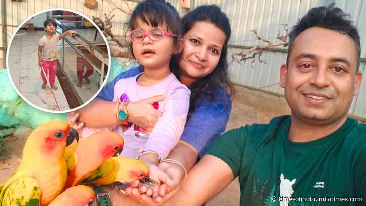 5-year-old Aeny’s cane video wins 3.5M views; behind it is a family's fight for inclusion