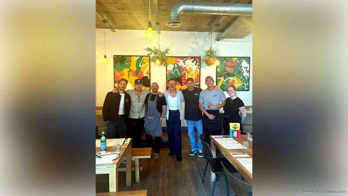 McFly visit Newcastle restaurant before playing gig at Leazes Park