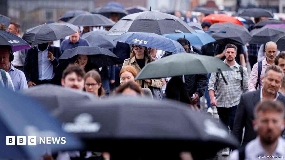 Thunderstorm warning issued by the Met Office