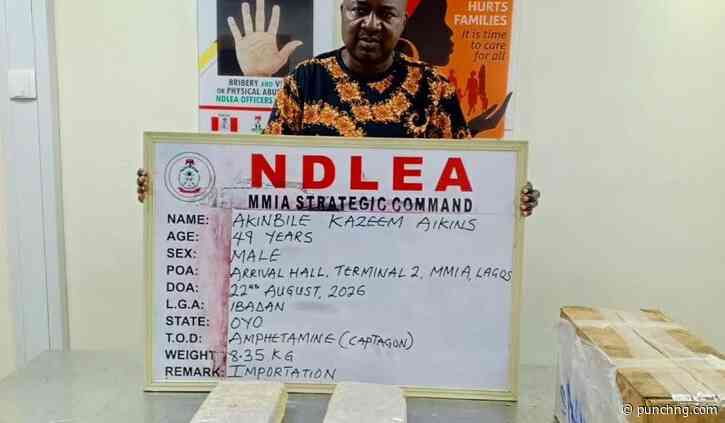NDLEA intercepts N6.2bn drugs hidden in Ghana soap, opioids at Lagos airport