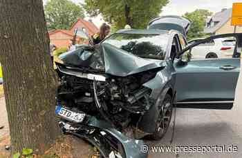 POL-STD: 51-jähriger Autofahrer bei Unfall in Beckdorf schwer verletzt