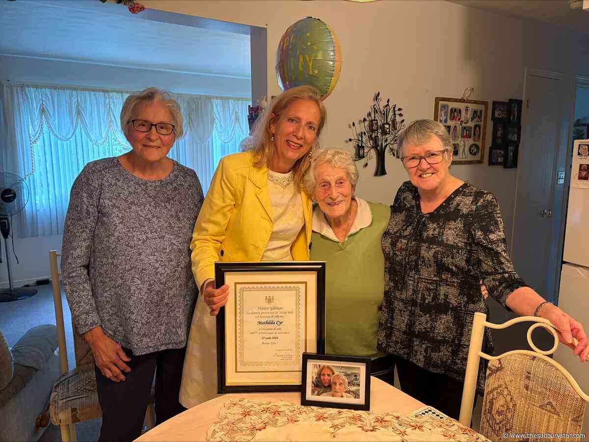 Mathilda Cyr, a fine cook and seamstress, turns 100