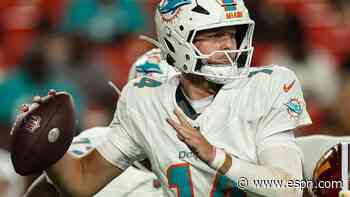 Dolphins trade QB Ewers to Jaguars for draft pick
