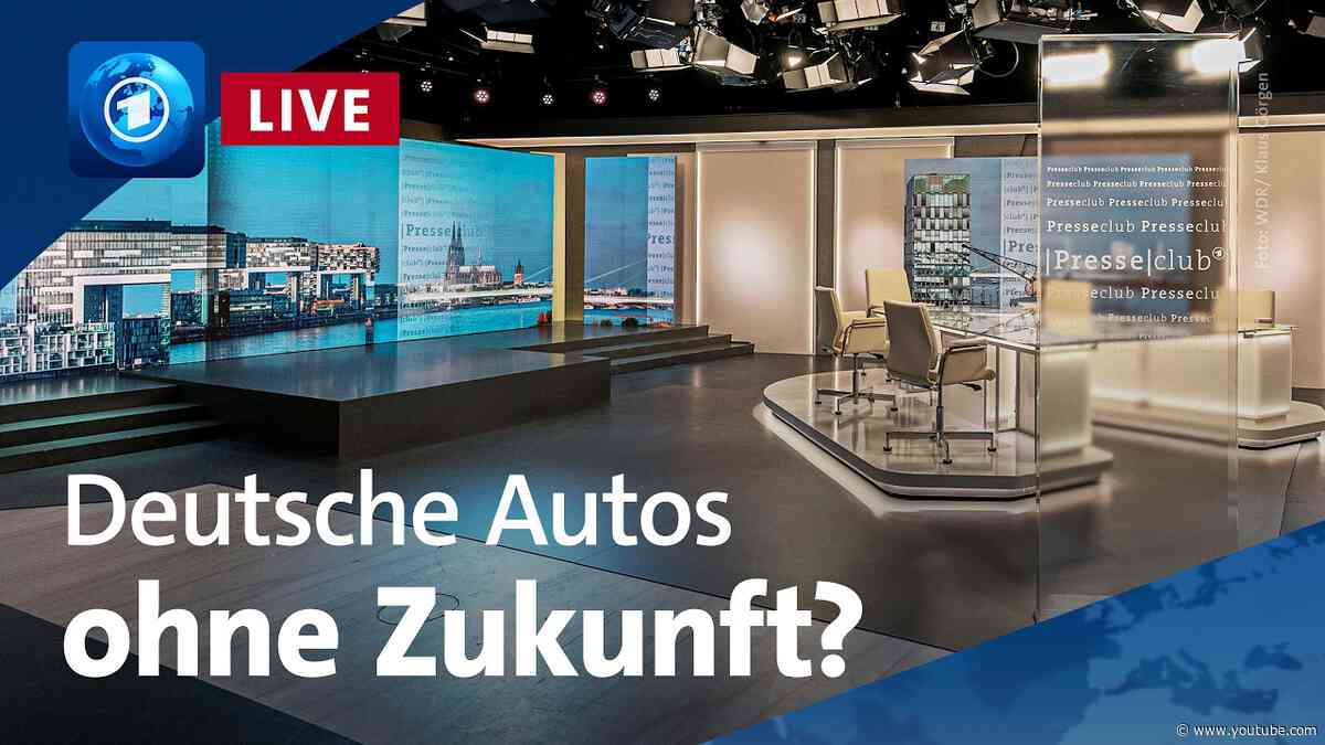 China, Zölle, Arbeitskosten: Deutsche Autos ohne Zukunft? | ARD-Presseclub