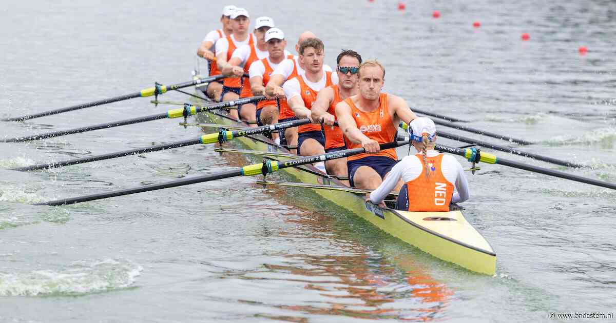 Met 0,06 (!) seconde verschil: roeiers Holland Acht prolongeren wereldtitel na zenuwslopende finale