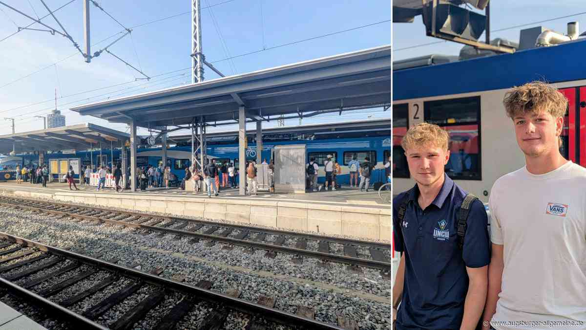 „Mehr statt weniger Züge wäre richtig“: Das sagen Pendler über Zugstreichungen zwischen Augsburg und München