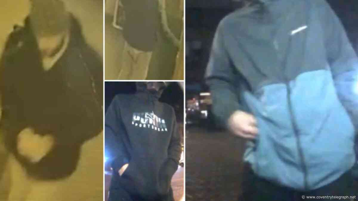 CCTV appeal for pair wanted after violent robbery in Coventry