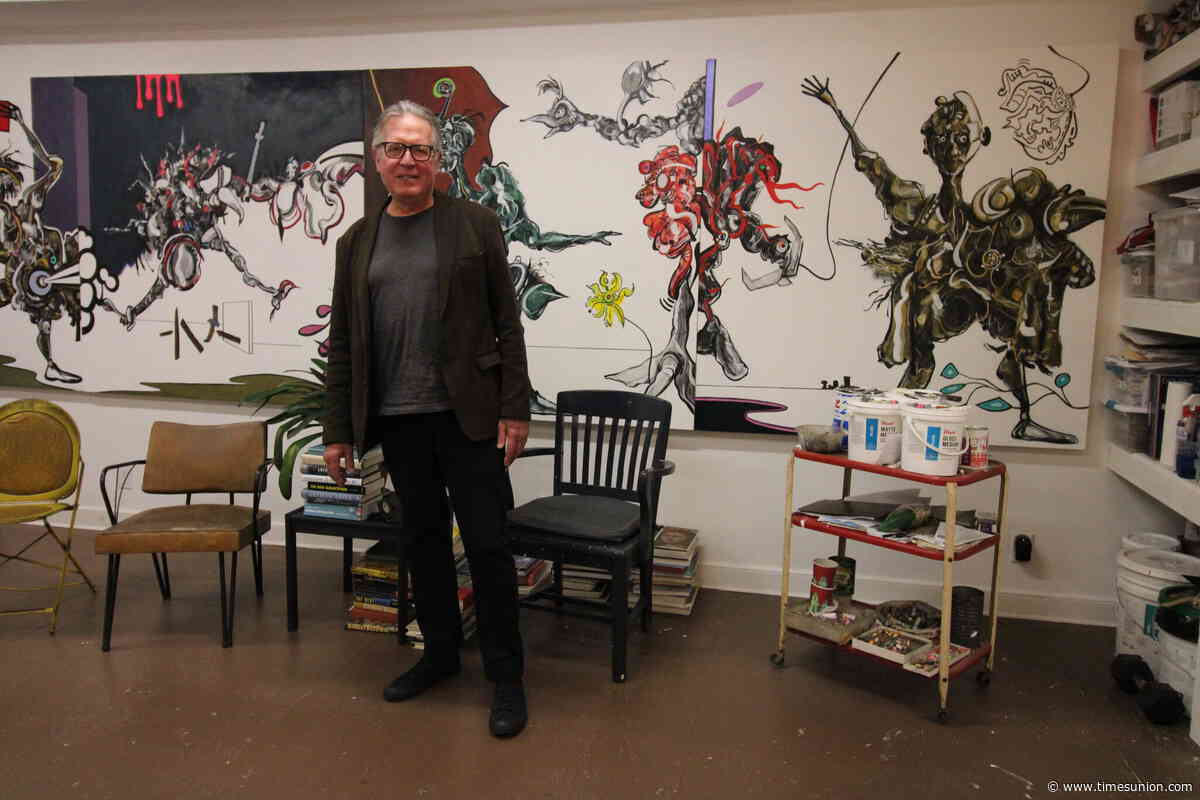 How surrealist artist Randall Schmit finds inspiration in Valatie, its Dutch heritage and waterfalls