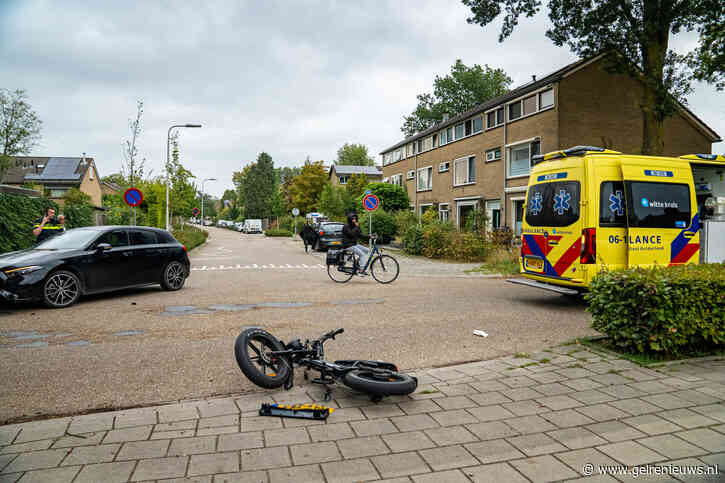 Fatbiker gewond na botsing met auto