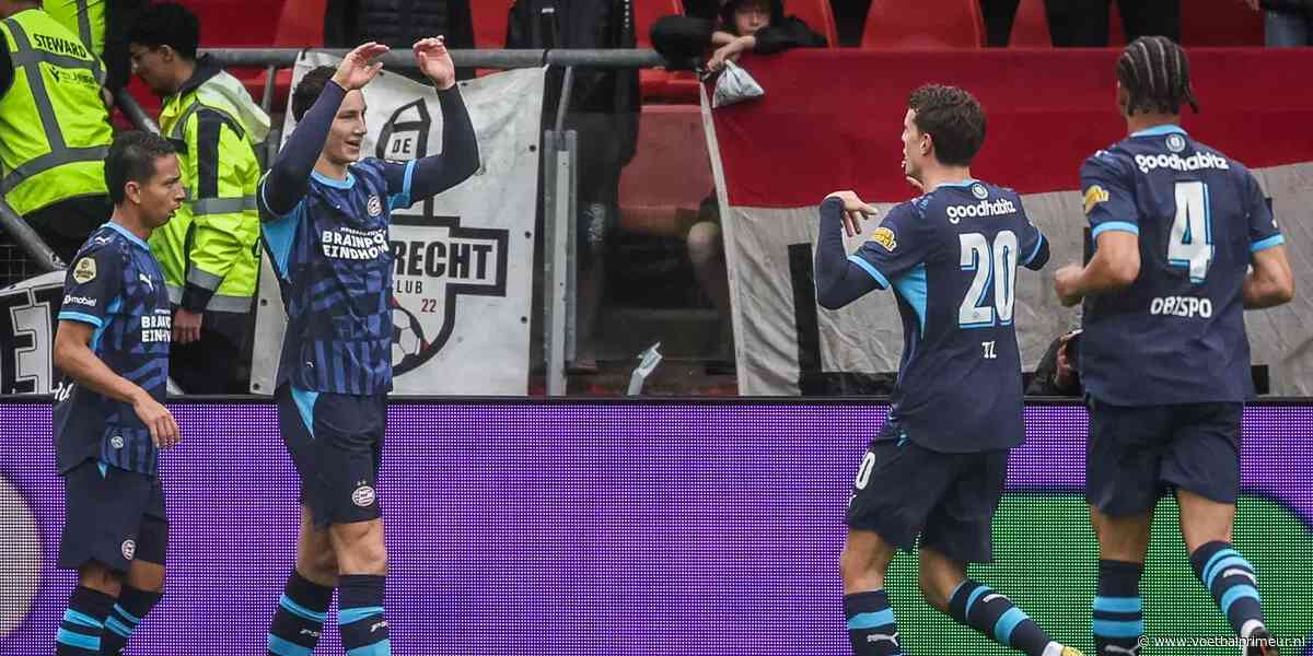 Dominant PSV maakt indruk na snelle achterstand: monsterzege op FC Utrecht