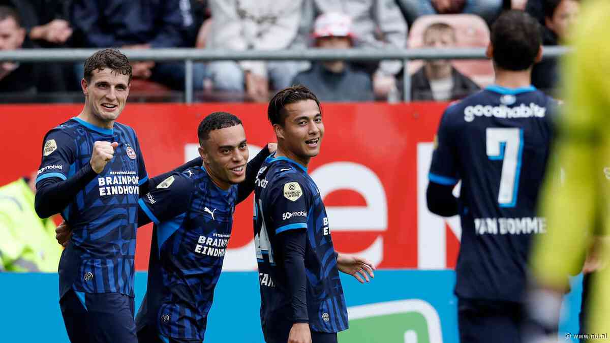 PSV scoort zes keer en doet FC Utrecht en Correia pijn in eigen stadion