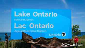 "Für immer Ontariosee" : Kanada kontert Trumps Umbenennungspläne mit Schild