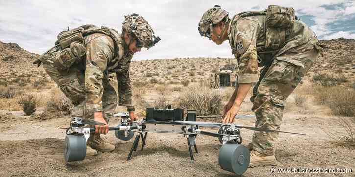 British soldiers are figuring out where flying drones and ground robots fall short