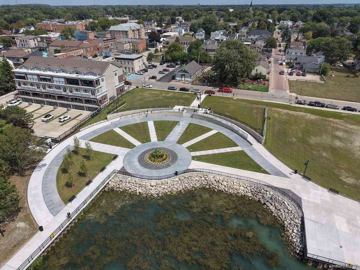 Amherstburg opens $3M waterfront plaza on former Duffy's Tavern site
