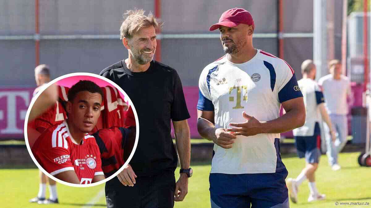 Klopp besucht Bayern-Training – und trifft auf Musiala