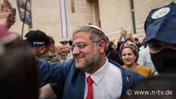 "Ich bin stolz drauf": Ben-Gvir prahlt mit schlechten Haftbedingungen in Israel
