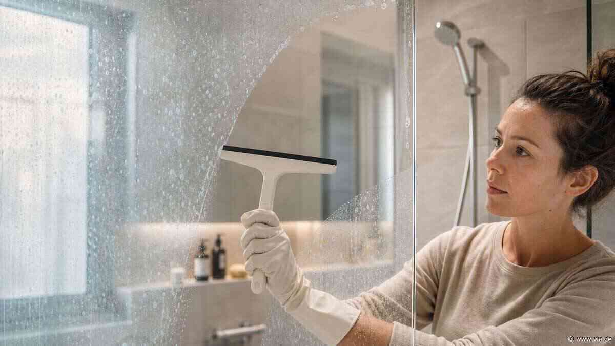 Dieser Küchen-Trick lässt Wasser in der Dusche abperlen