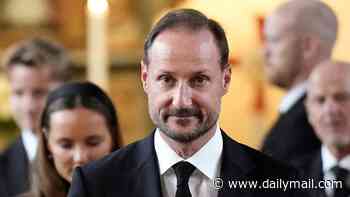 Norway's new king Haakon VIII leads family to memorial service as country mourns the death of his father