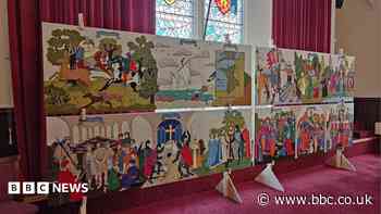 Embroidery on display as town celebrates conqueror