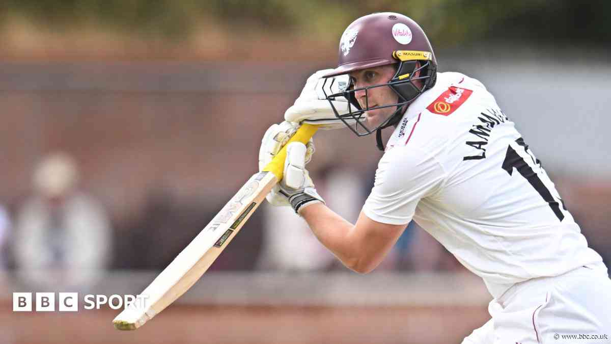 Lammonby helps Somerset build lead against Sussex