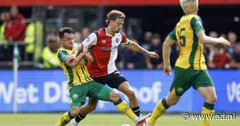 Feyenoord jaagt op gelijkmaker na verrassende openingstreffer van ADO, grote kans voor Ueda