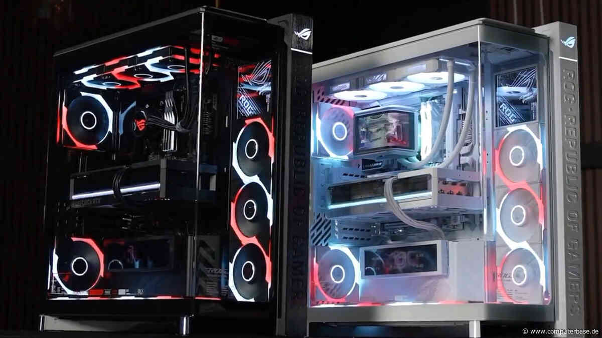 Gehäuse für 500 Euro: Asus Cronox ARGB dreht seinen Bildschirm
