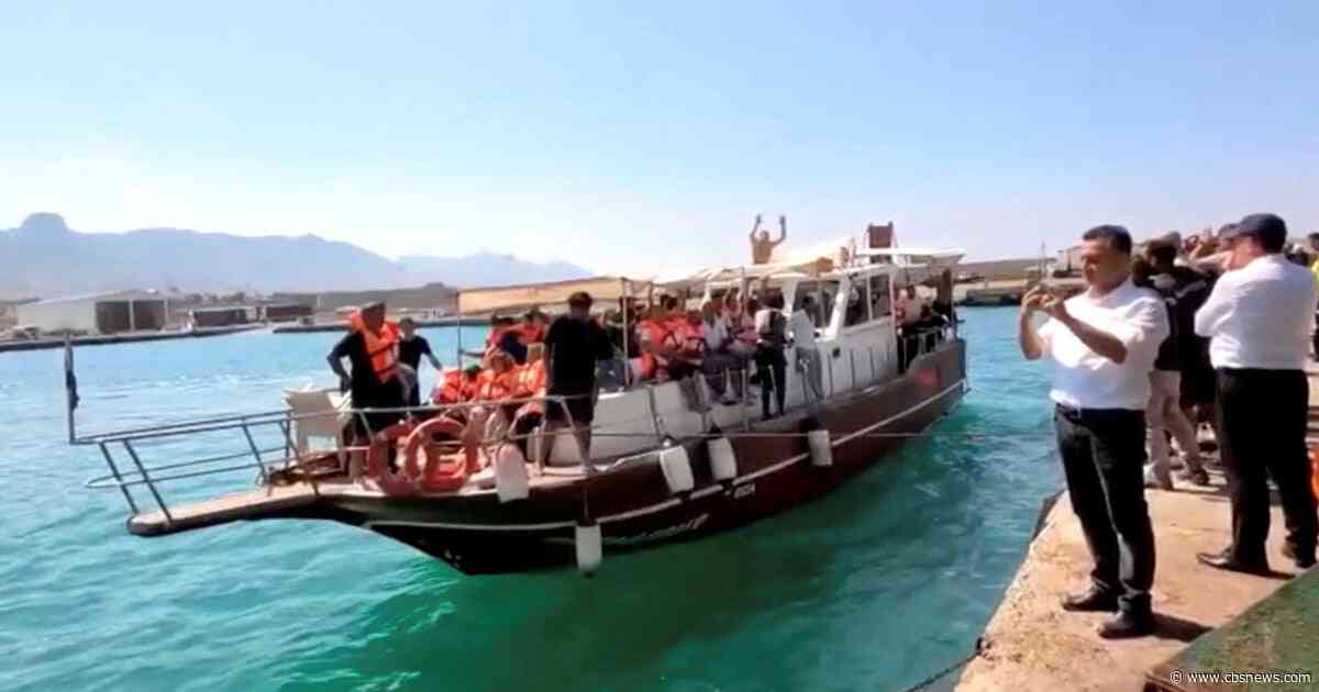 Ferry carrying nearly 270 people capsizes off Cyprus, killing at least 7