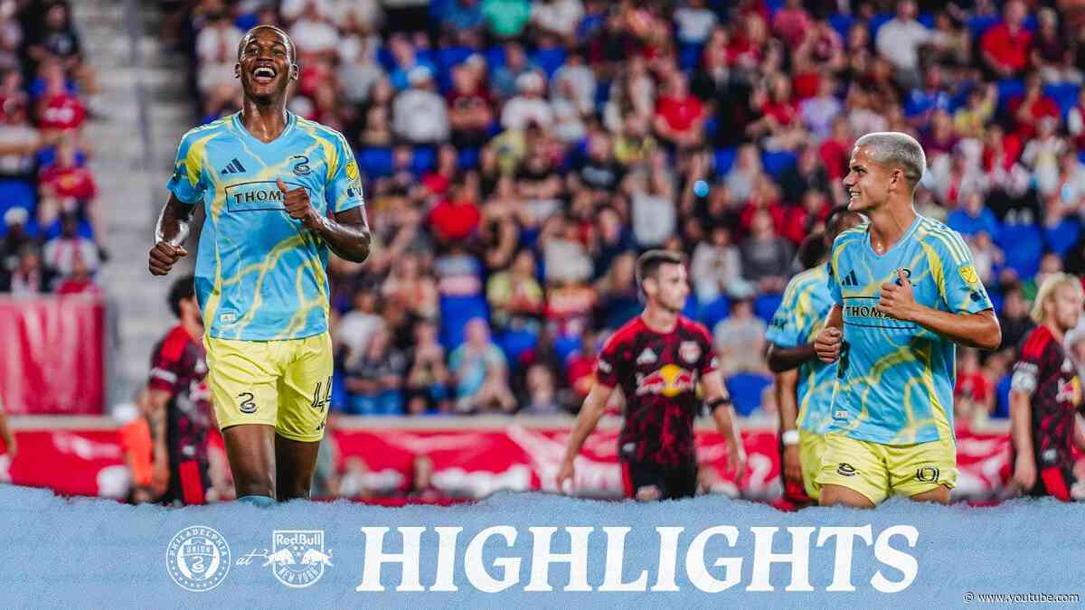 Match Highlights: Philadelphia Union at Red Bull New York 8/29/26