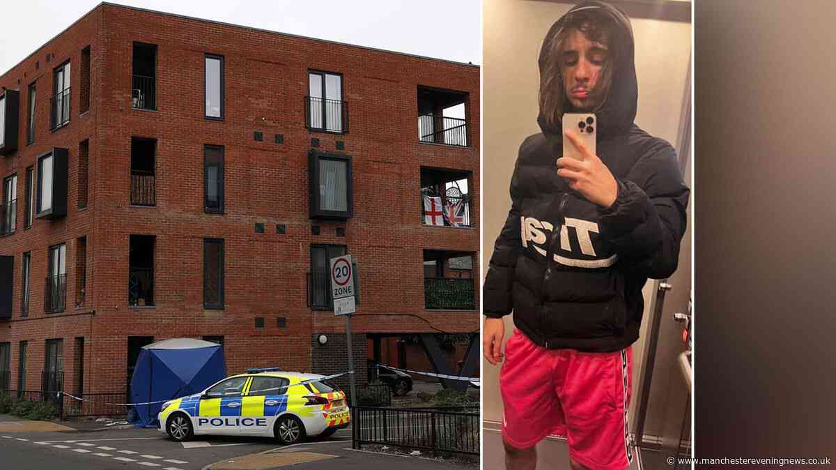 Man at centre of Salford murder investigation named following horror fall from flat balcony