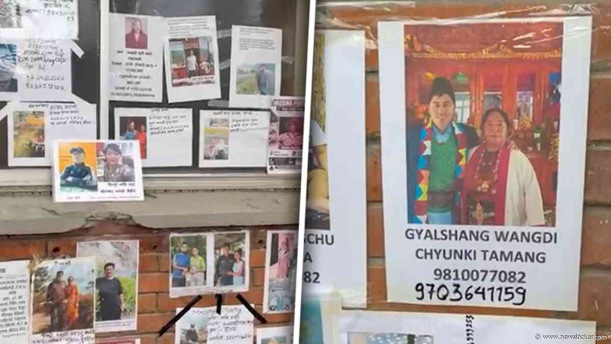 Hartverscheurend: Nepalees ziekenhuis hangt vol met foto’s vermiste personen