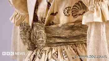 Dress made for turn of the century goes on display