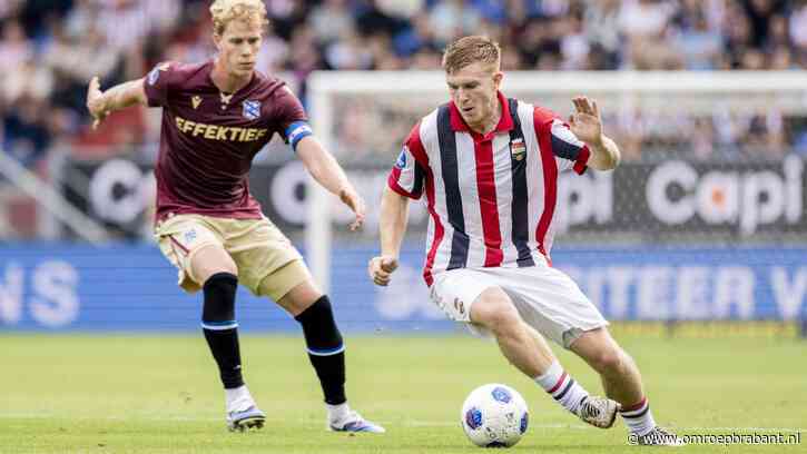 Willem II eindelijk van de nul af in de Eredivisie na gelijkspel